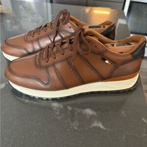 Allen Edmonds Brown Leather Sneakers